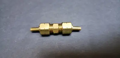 ¼-inch outer diameter tube union compression fitting * solid brass plumbing part * ideal for tube-to...