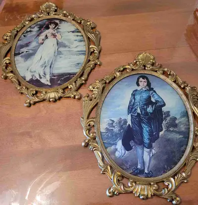 2 cadres décoratifs Victorien- vintage, View more