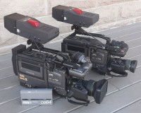 Broadcast camera and video props for your film