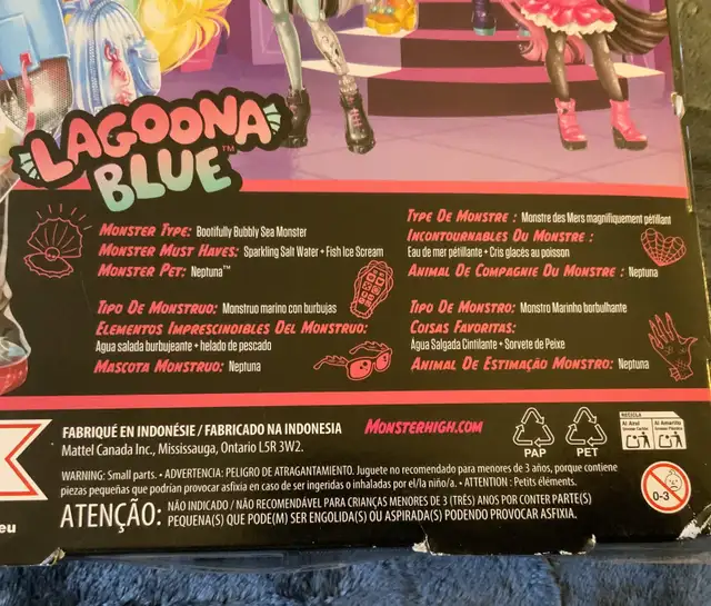 Monster High Lagoona Blue Doll. in Toys & Games in City of Montréal - Image 3