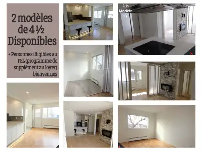 Beaux 4 1/2 lumineux à louer à deux pas du métro Langelier -- à partir de 1595$/mois Situé à Mercier...