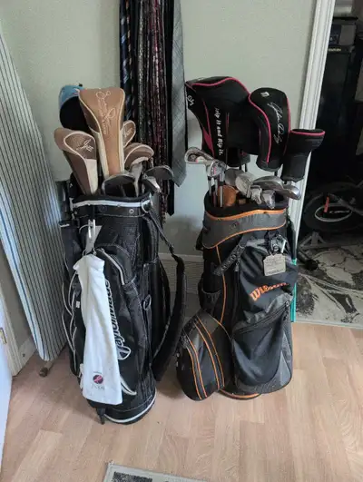 Golf clubs 2 sets, View more