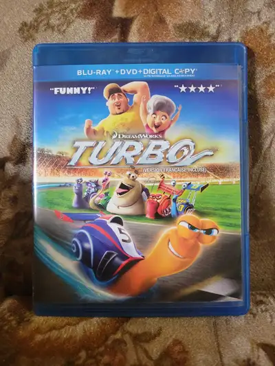 This is the blu-ray edition of the movie "Turbo". Turbo (Park Seongtae) is a speed-obsessed snail wi...