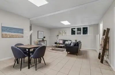 Located in Wahnapitae, 3 bedroom bright lower unit apartment. $2500 all inclusive with laundry hook...