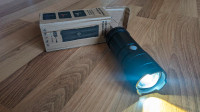 Bright, rechargeable flashlight new