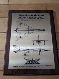 Avro Aero first flight commemorative 12x9 inches wall plaque