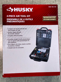 Brand New Unopened Husky 4-Piece Air Tool Kit