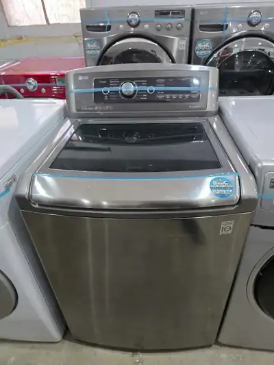 ST CATHARINES! - CAN DELIVER LG 27" Stainless Steel Topload Wash, View more
