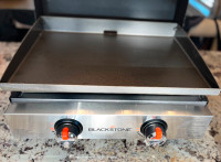 Blackstone Portable 22 in. Table Top Gas Griddle with Hood