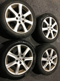 Acura TSX Rims + 215 50 17 Michelin all season Tires