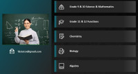 Online Tutoring services for High School science & mathematics