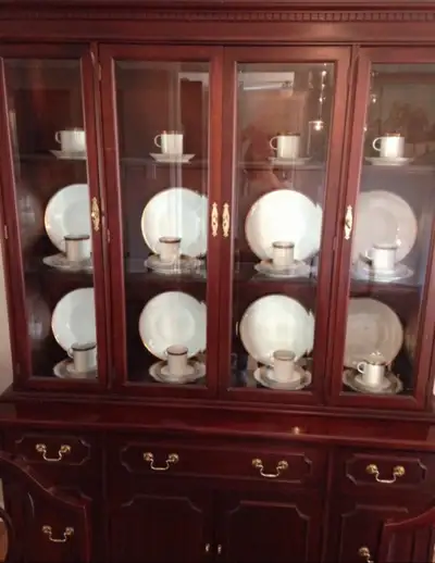 Gibbard Solid Mahogany China Cabinet / Hutch, View more