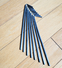 8 x Stainless Steel Tent Pegs