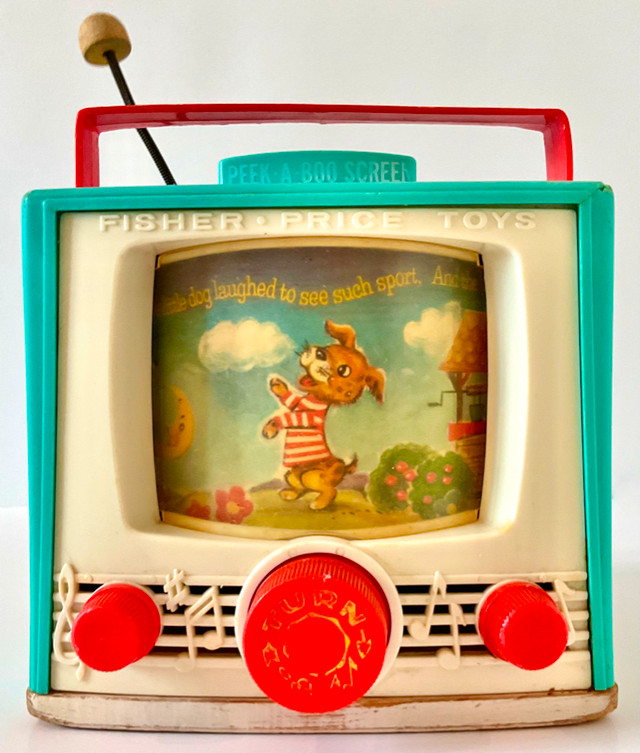 Vintage 1965. Collection. Jouet FISHER PRICE  Diddle-Diddle TV dans Art et objets de collection  à Lévis