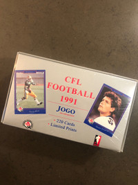 Sealed 1991 CFL Football Card Set