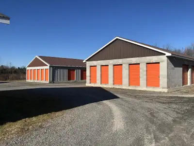 Several different sizes of indoor storage units available at 3674 Highway 43, W, K7A 4S4, between Sm...