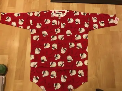 Santa night shirt $35, large-XL glow in the dark, cotton, New, View more