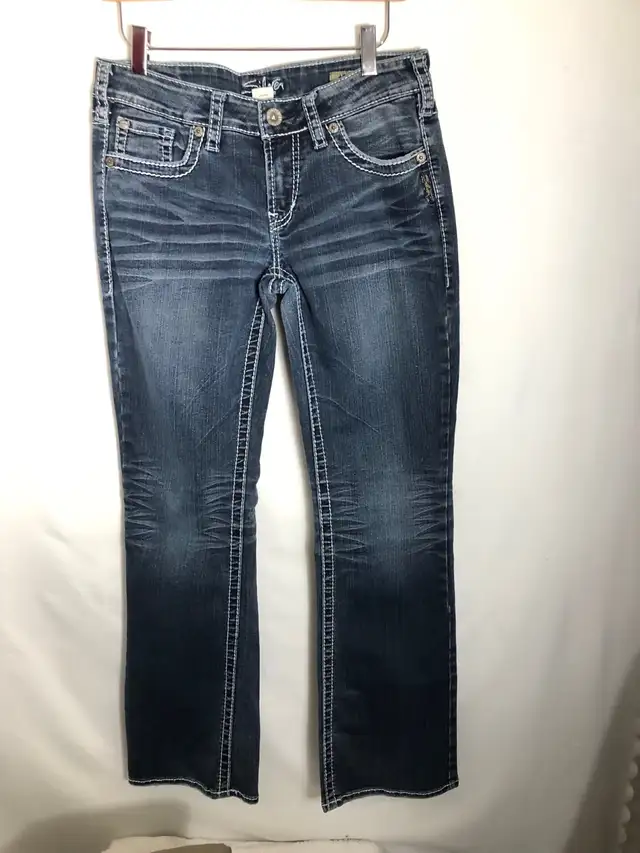 Women’s Silver Aiko Boot Cut Jeans. Size 29/31 in Women's - Bottoms in Edmonton - Image 4