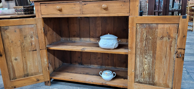 Antique Pine Pantry in Hutches & Display Cabinets in Trenton - Image 4