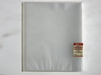 MUJI Japan Clear Plastic Sheet Binder 40 Sleeves - A4 Wide Paper