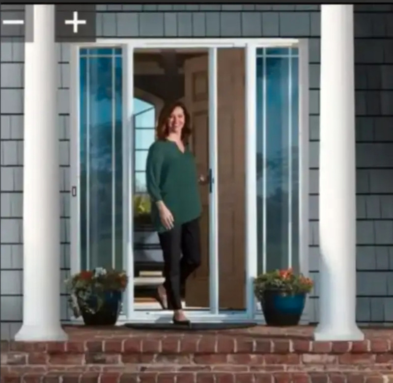 NEW Andersen Luminaire Retractable Screen Door 3236" White Windows