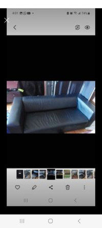 Black couch ikea