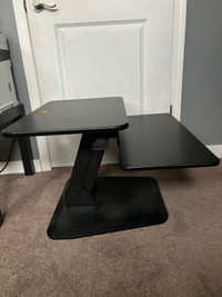 Sit stand adjustable computer desk riser 