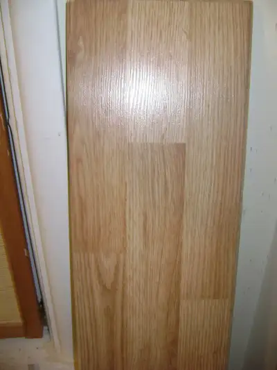 Laminated Flooring, one box Maple, one Cherry tint, View more