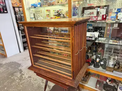 Beautiful solid oak ribbon cabinet , View more
