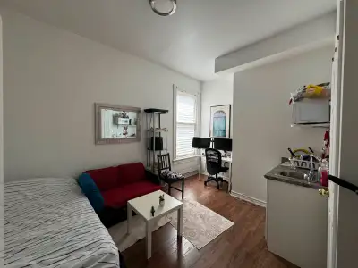 ALL-INCLUSIVE FURNISHED STUDIO FOR SUBLET IN ANNEX -JULY 1-SEPT4