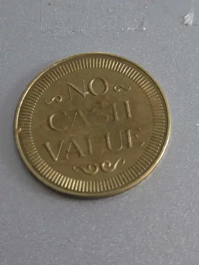 Token NO CASH VALUE, View more