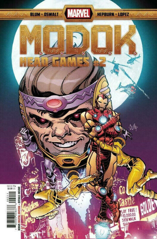 Marvel Comics Modok Head Games #2 2021 HEPBURN, DSWALT, LOPEZ VF dans Bandes dessinées  à Longueuil/Rive Sud