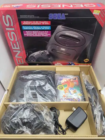 Sega Genesis Sonic 2 System Complete Boxed , View more