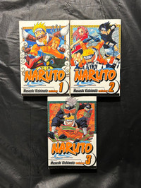 Naruto Manga Volume 1-3