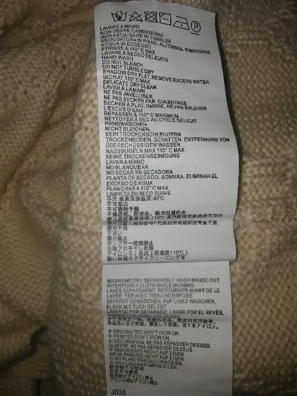 Maison Margiela Paris Ivory WOOL Blend Knit PulloverSweater in Women's - Tops & Outerwear in Kitchener / Waterloo - Image 4