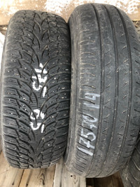 2 tires  14”” single 