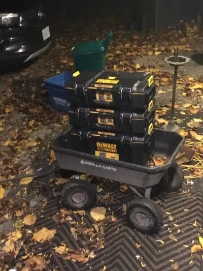 Brand new triple stack DeWalttool boxes originally $499only$350, View more