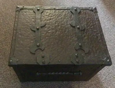 Metal Steam Engine Cab Storage Box, View more