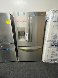 NEW 36” Frigidaire Ice &  Water Dispenser Fridge in Stainless