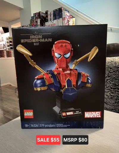 Lego Iron Spider-Man Bust [SALE], View more