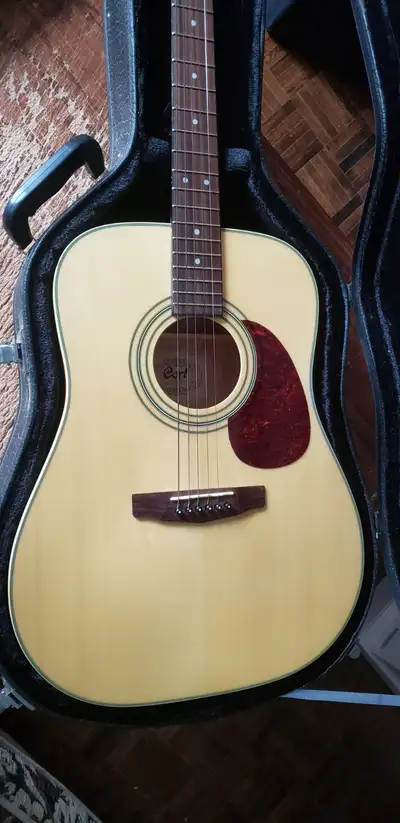 Cort Earth 70 Acoustic Guitar w Hardshell Case, View more