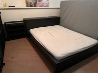 Queen bed with storage