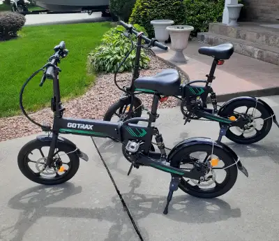 TWO FOLDING E-BIKES, View more