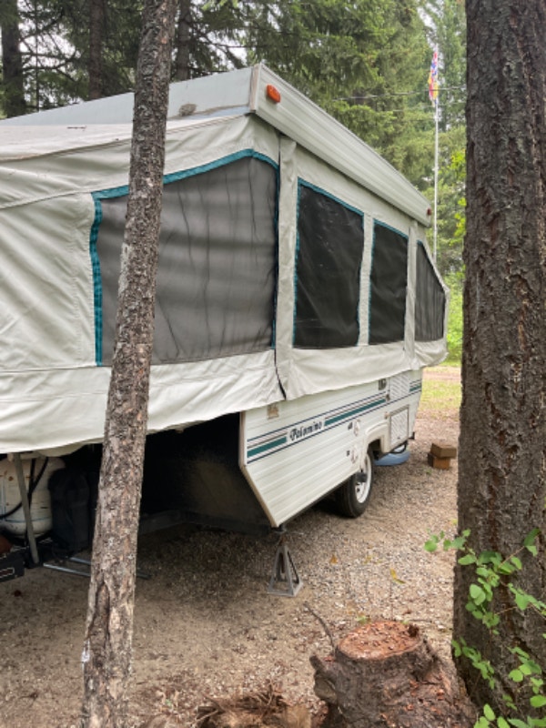 1994 palomino tent trailer with all new canvas windows Travel