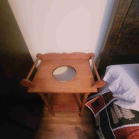 Vintage Wooden Washstand