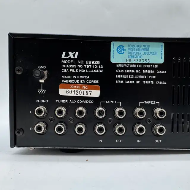 LXI 28925 Amplifier Aka Sherwood Ad620b 100Wpc Tested Working in Stereo Systems & Home Theatre in City of Toronto - Image 8