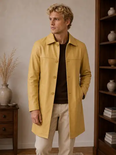 Men’s Premium Leather Jacket, View more