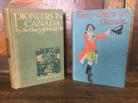 2 Old Canadiana Books Elegant Cloth Bindings