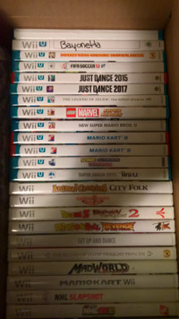 Used Wii U games  mario zelda etc.