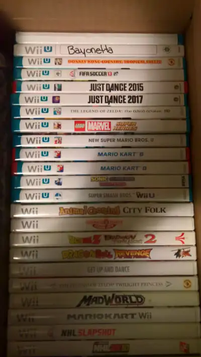 Used Wii U games  mario zelda etc., View more
